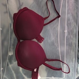 Victoria's Secret Burgundy Bra